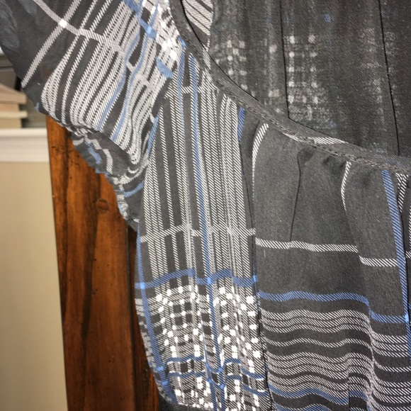 Cotton spandex dress with mesh top - Picture 2 of 3